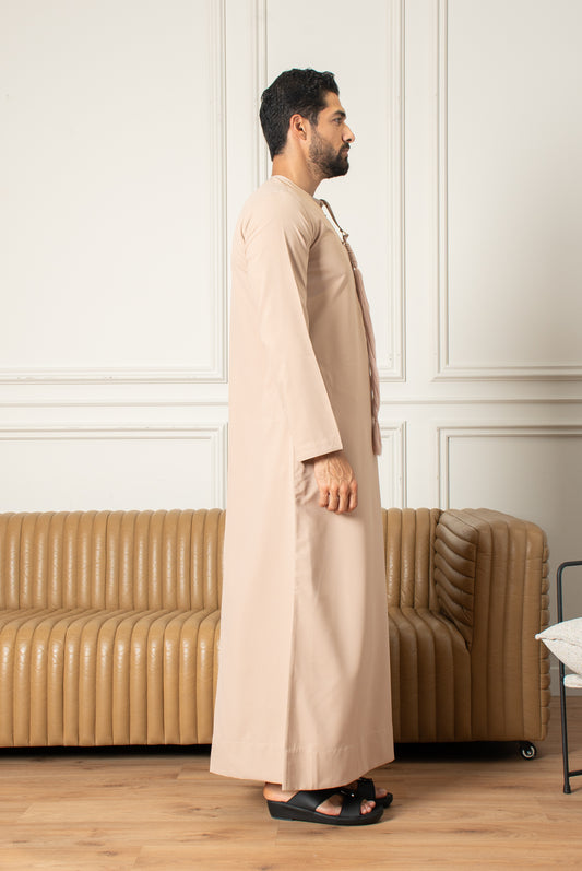 Essentials Emirati Thobe- French Beige
