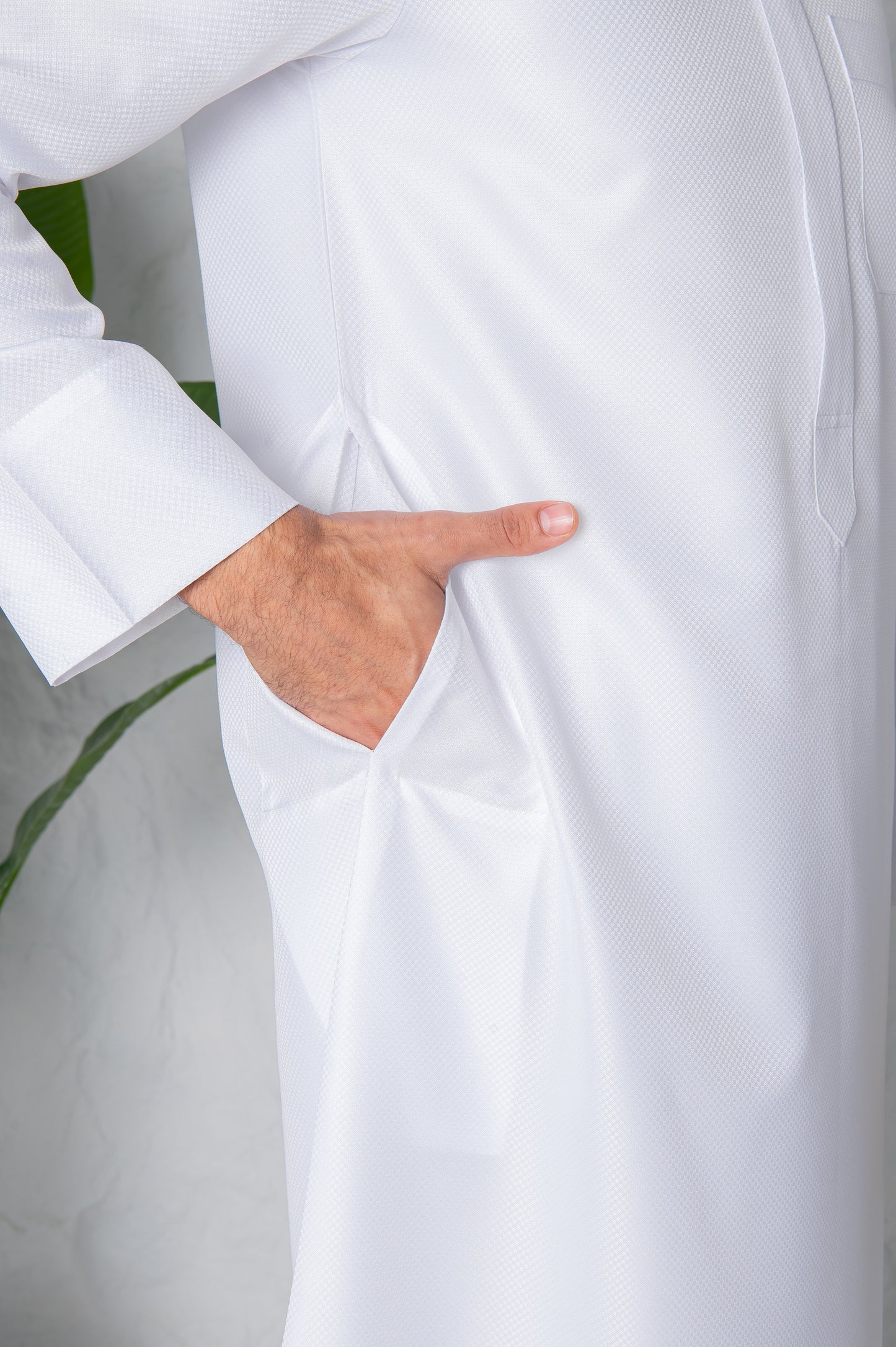 Qatari Thobe- Cloud White