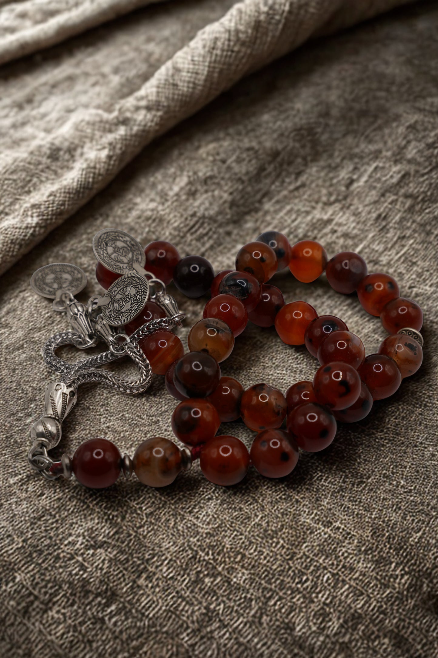 Prayed Beads- Desert Agate