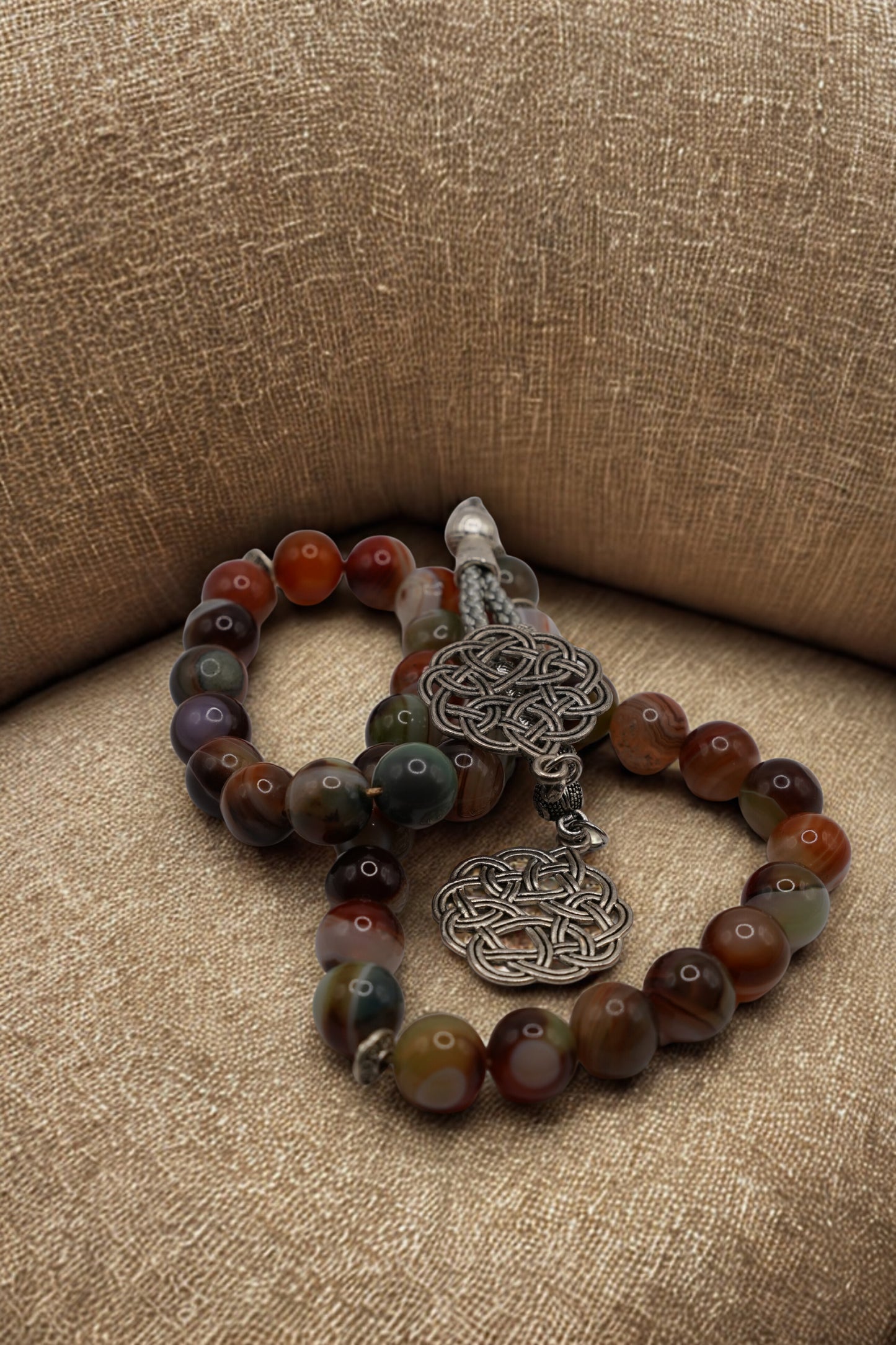 Prayer Beads- Mosaic Agate