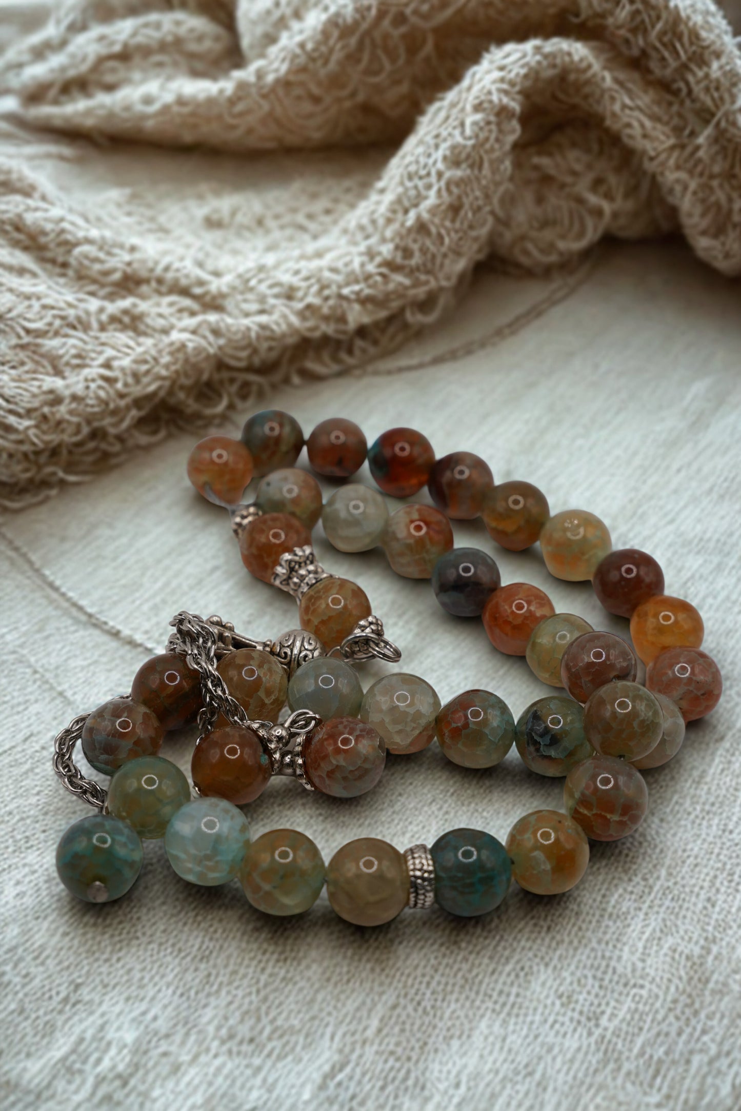 Prayer Beads- Sahara Agate