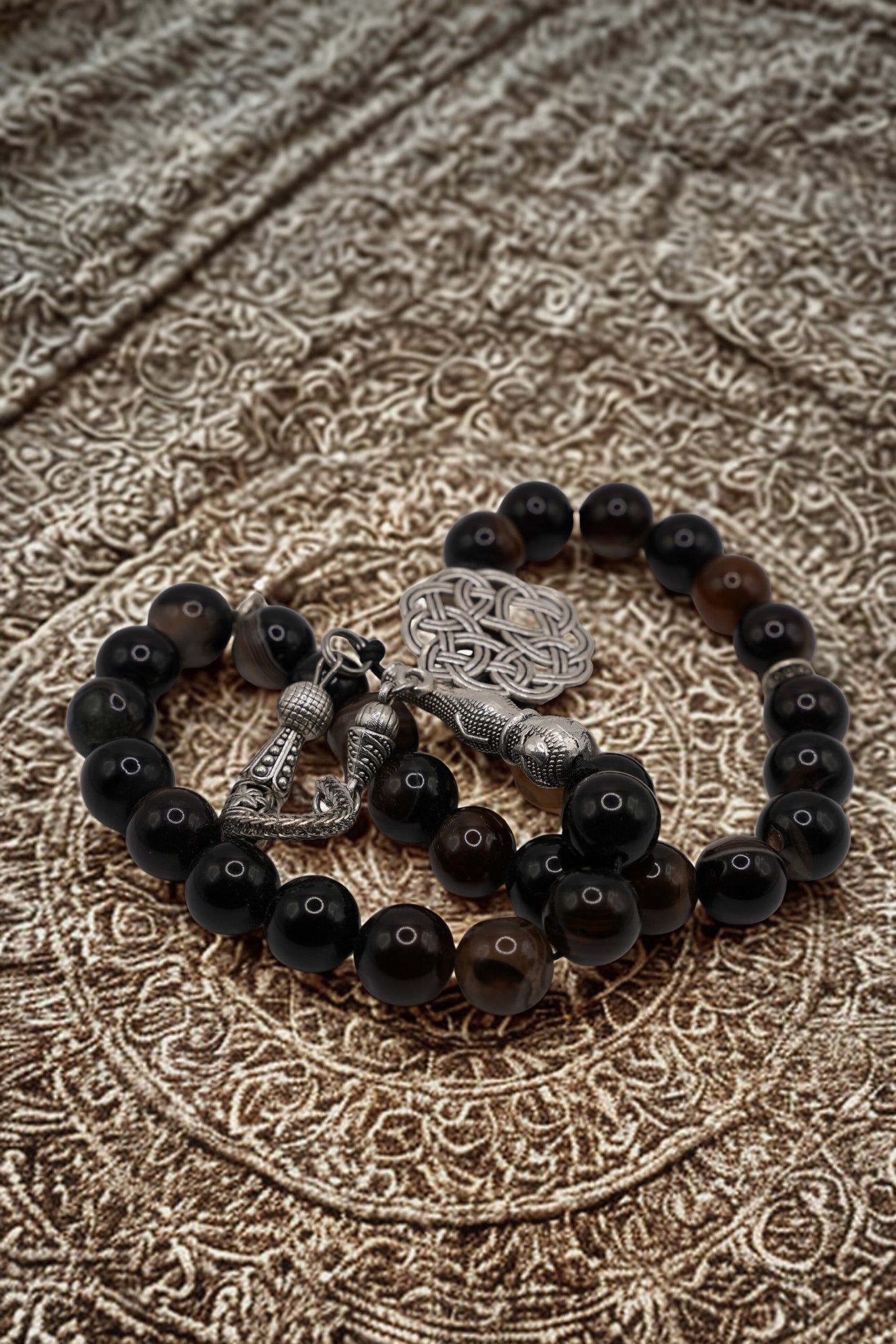 Prayer Beads- Shadow Agate