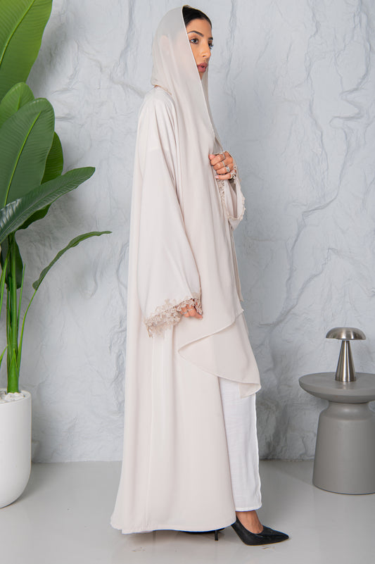 Mira Abaya- Classic Ivory