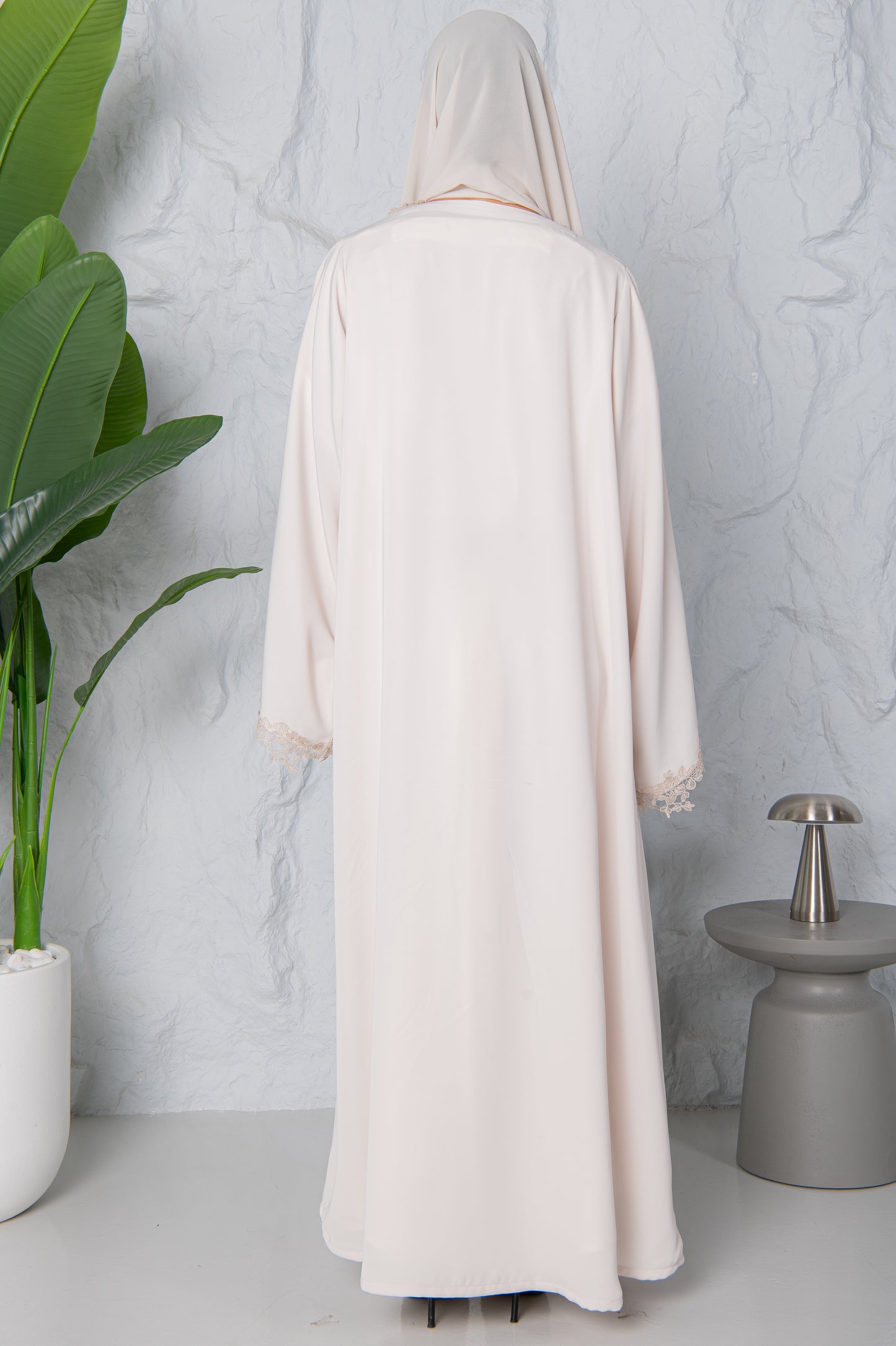 Mira Abaya- Classic Ivory