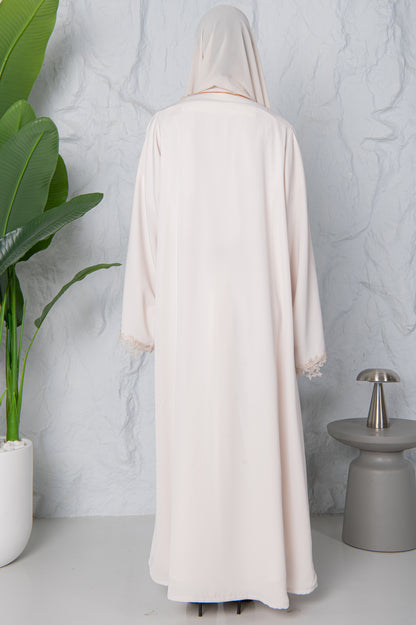 Mira Abaya- Classic Ivory