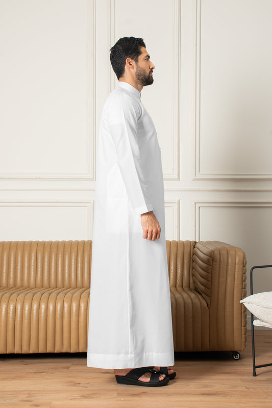 Bahraini Thobe- Alpine White