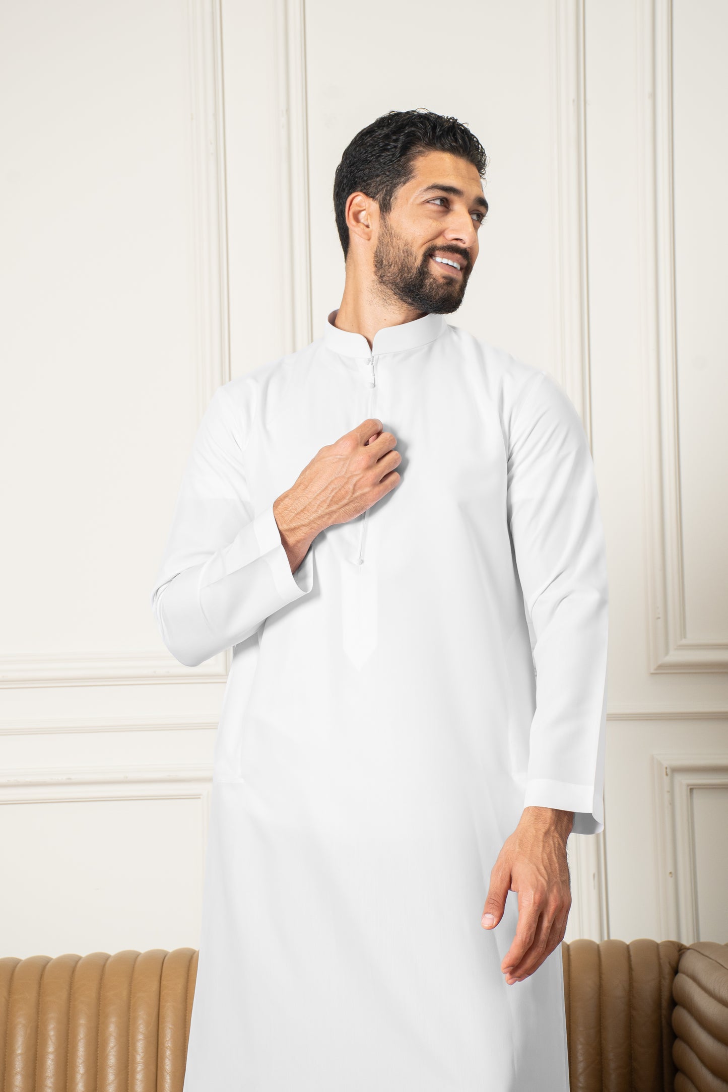 Bahraini Thobe- Alpine White