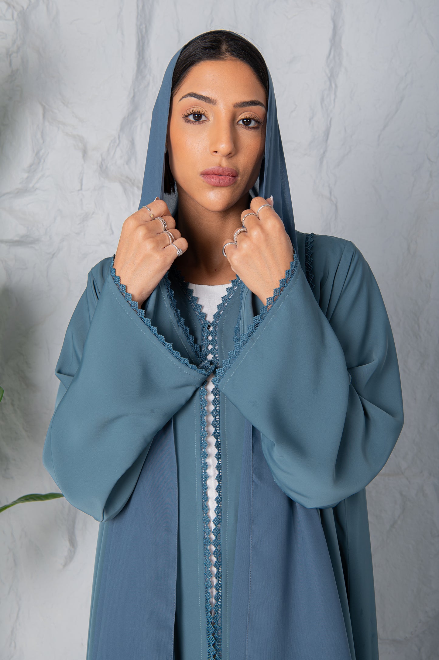 Nura Abaya- Moon Blue