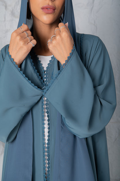 Nura Abaya- Moon Blue