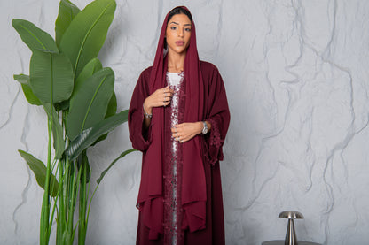 Mira Abaya- Mulberry