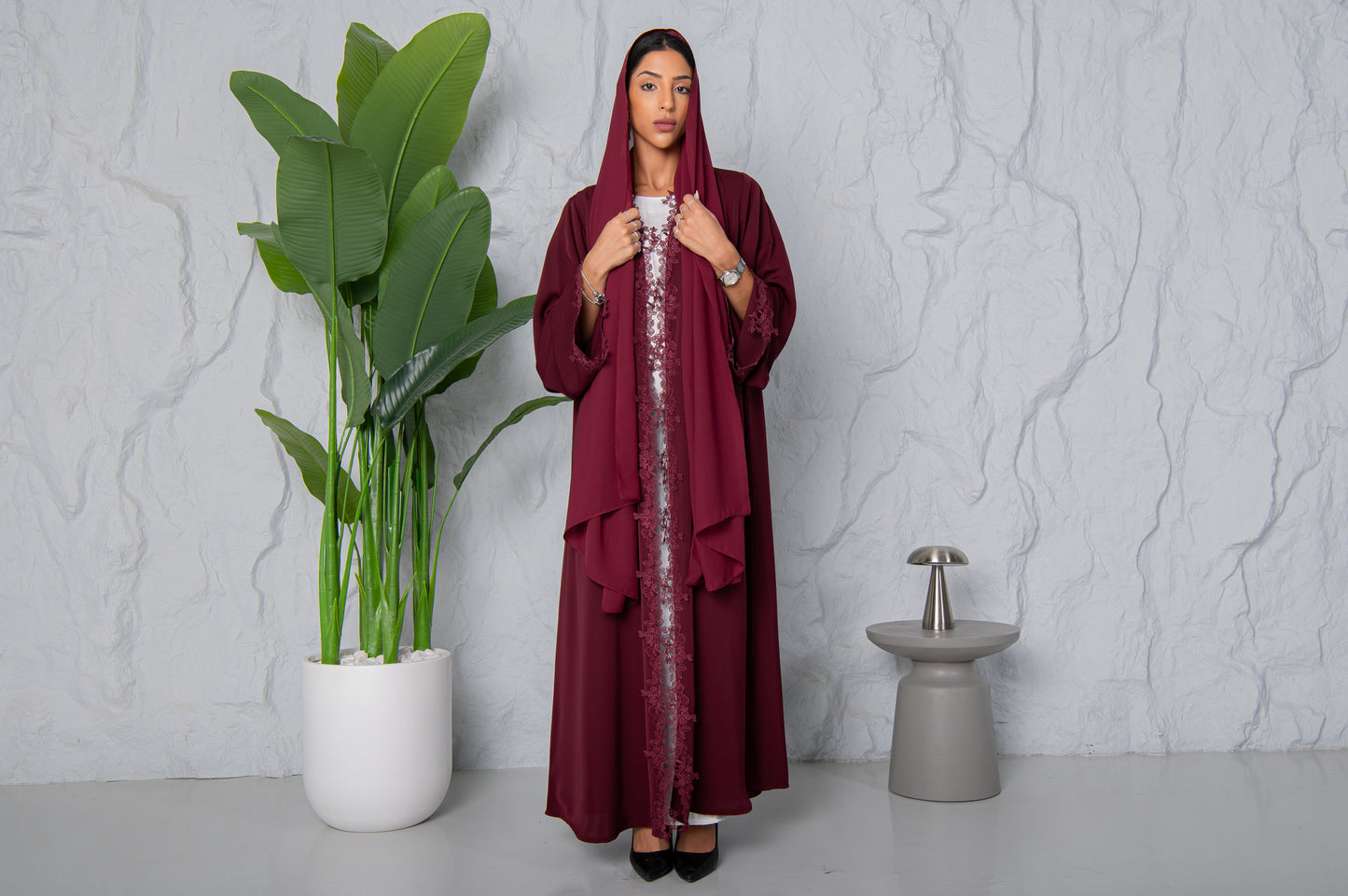 Mira Abaya- Mulberry