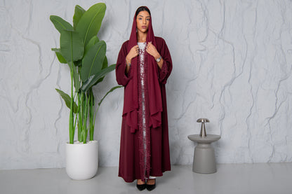 Mira Abaya- Mulberry