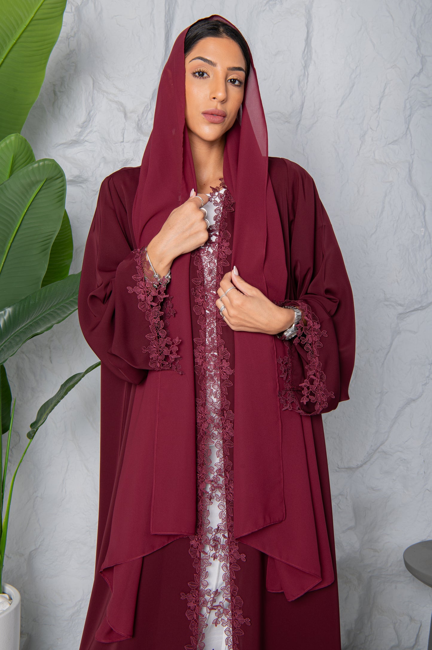 Mira Abaya- Mulberry