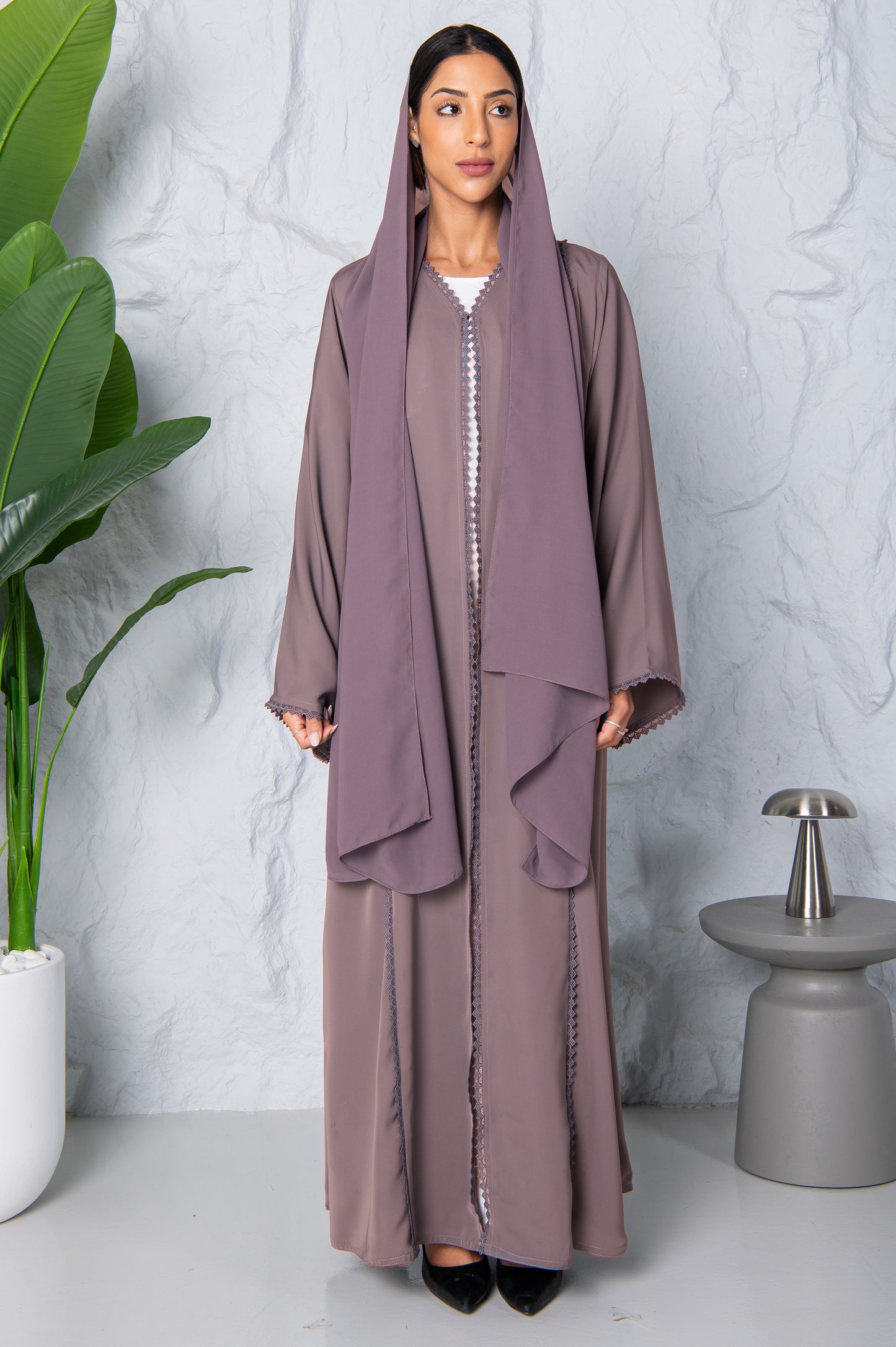 Nura Abaya- Mauve