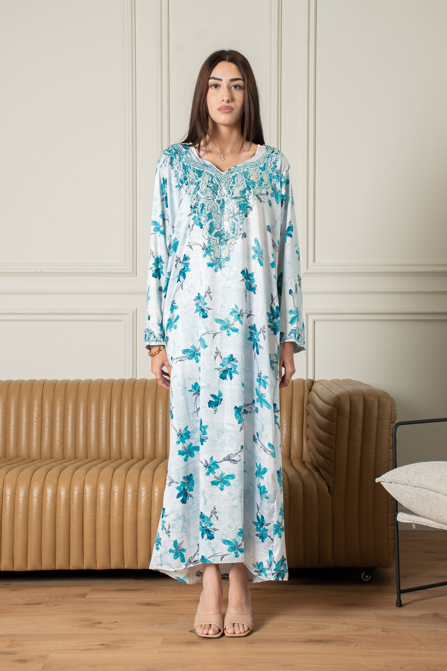 Blossom Mukhawara- Turquoise
