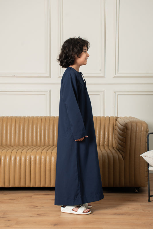 Kids Basics Emirati Thobe- Navy