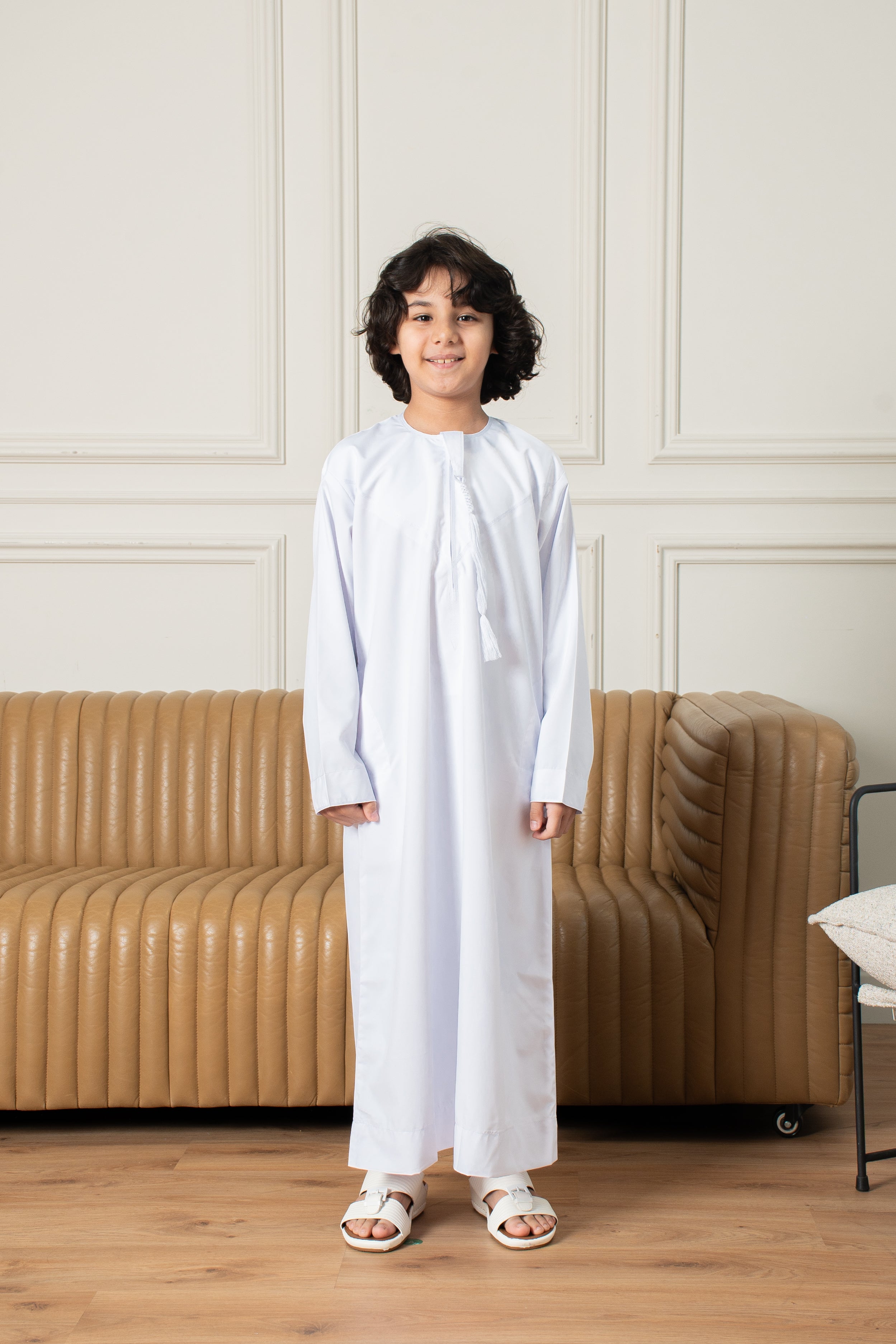 Kids Basics Emirati Thobe- White