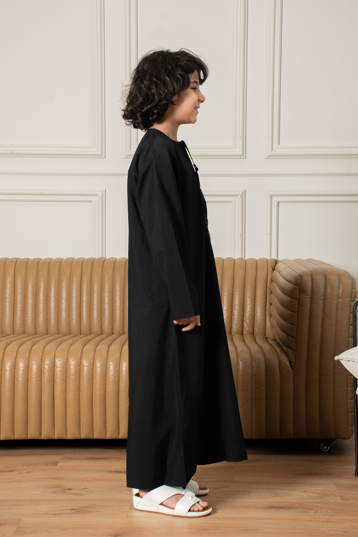 Kids Basics Emirati Thobe- Black