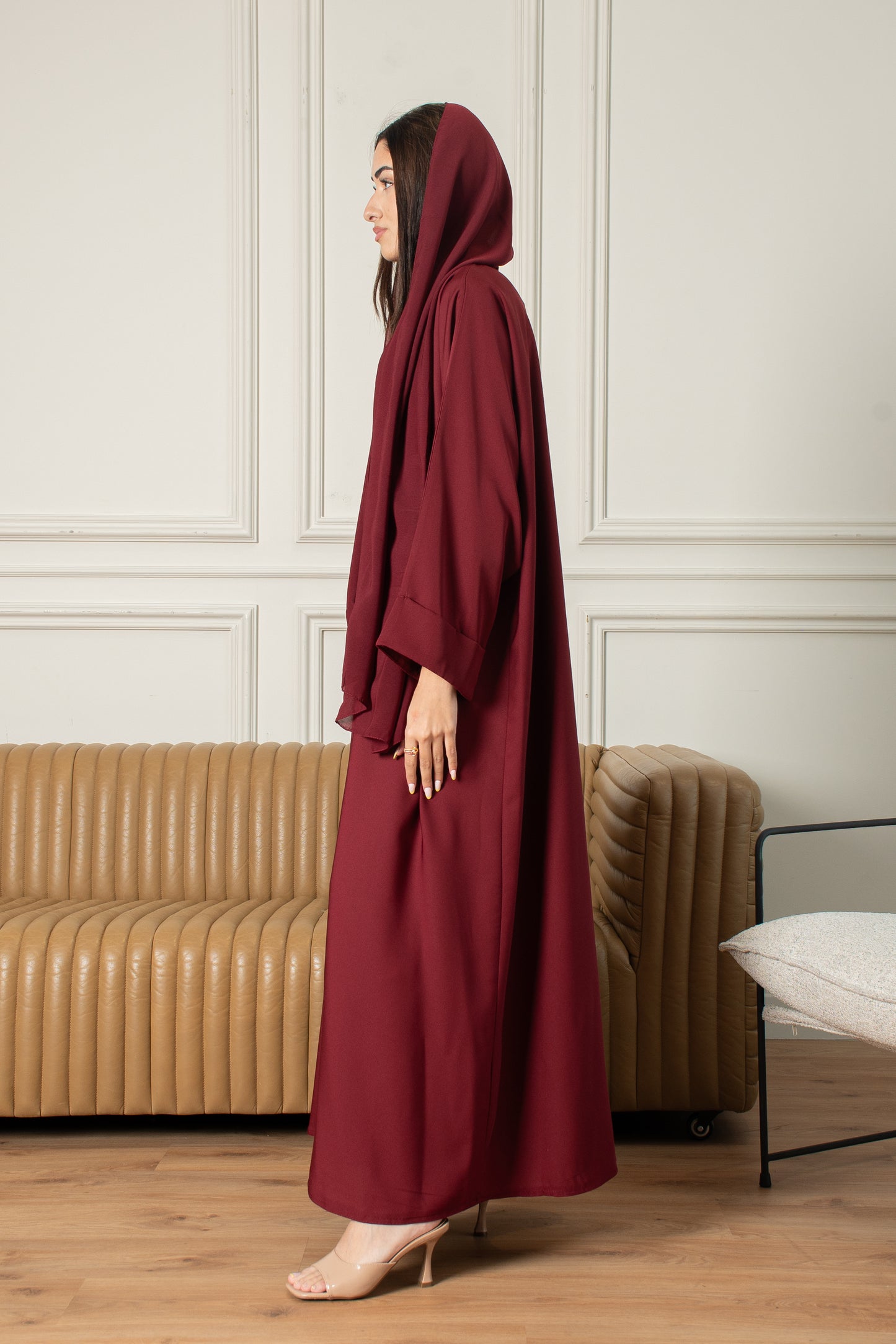 The Essential Abaya - Burgundy