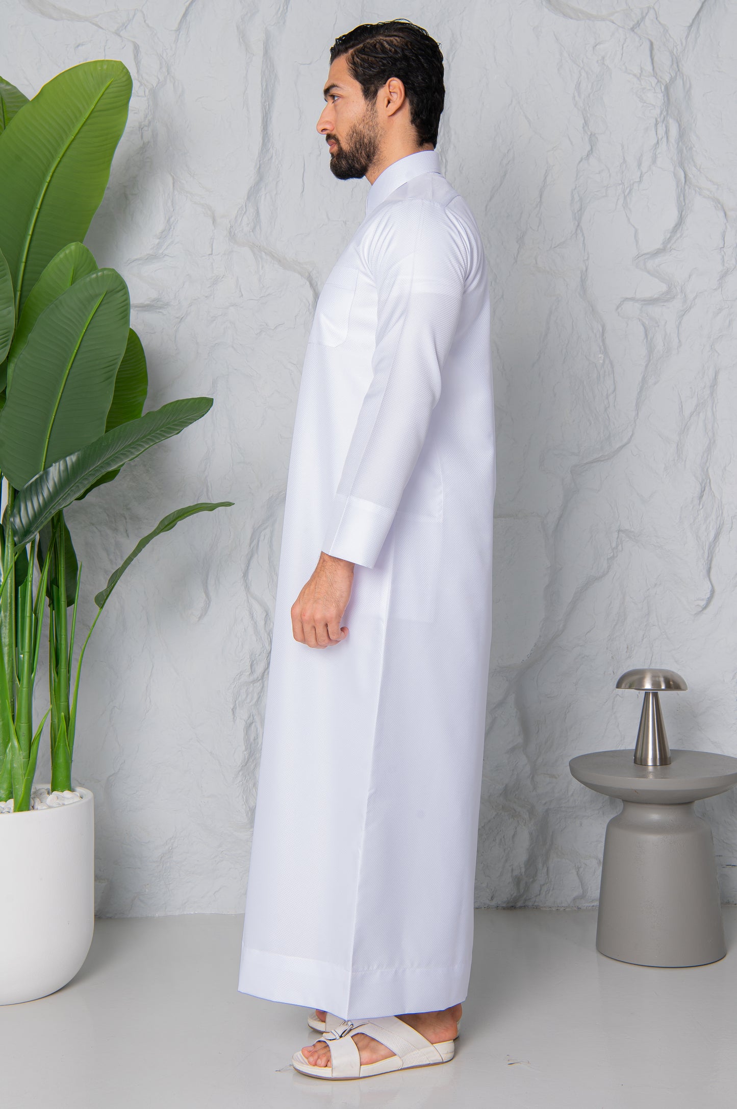 Qatari Thobe- Cloud White